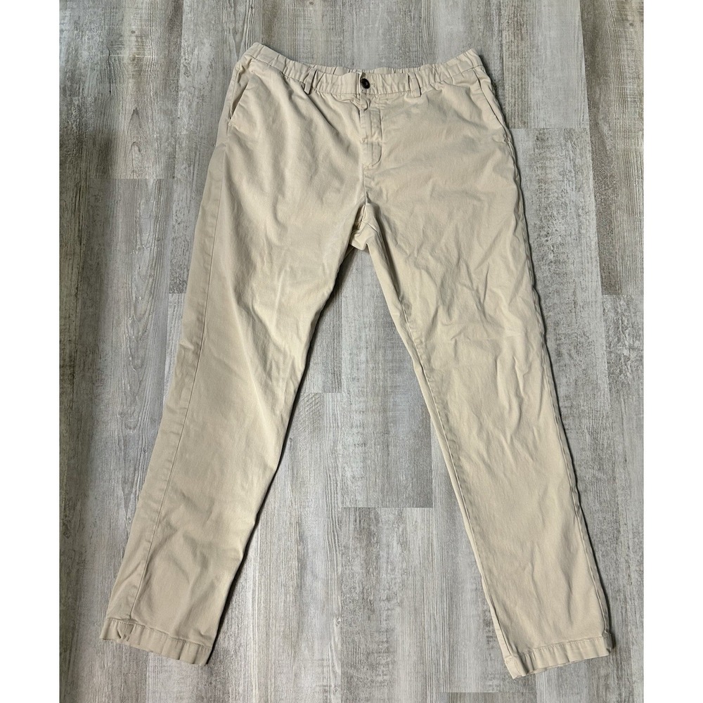 BearBottom Jogger Pants Mens XL Khaki 32x30 Stretch Outdoor Travel Chinos